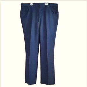 Mens slacks, navy. Waist side to side 20 1/2".